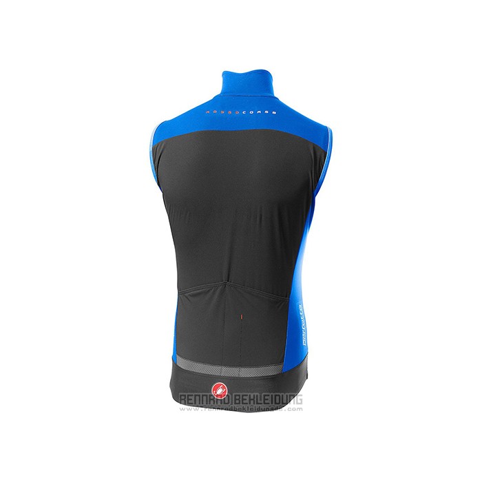 2021 Windweste Castelli Blau Trikot Kurzarm und Tragerhose